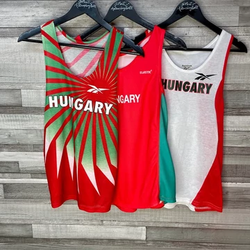 Reebok; Elastic Hungary ujjatlan sport felső szett S