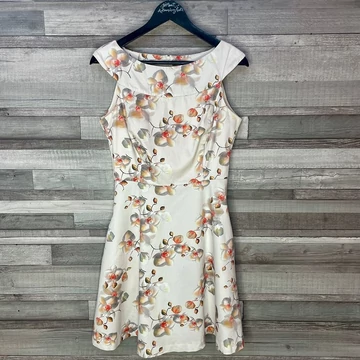 Orsay világos virágmintás alkalmi ruha 38