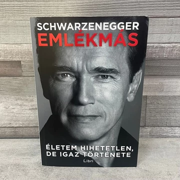 Libri: Schwarzenegger Emlékmás, Életem hihetetlen, de igaz története, életrajzi könyv