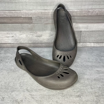 Crocs sötétszürke gumi szandál UK 9