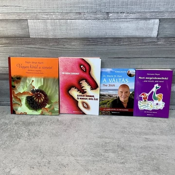 Bioenergetic Kiadó Könyvcsomag: Vegyen körül szeretet; Szeresd Önmagad és mindegy kivel élsz; A Váltás; Mert megérdemellek!