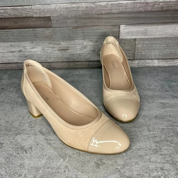 Graceland bézs magassarkú cipő 37