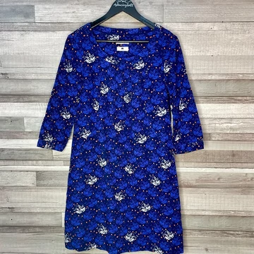 White Stuff kék mintás női ruha 40