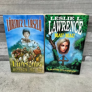 Leslie L. Lawrence: Lhászáig hosszú az út; Mau-Mau könyvcsomag