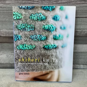 Gina Wilde: Shibori Knits angol nyelvű kötéstechnika könyv