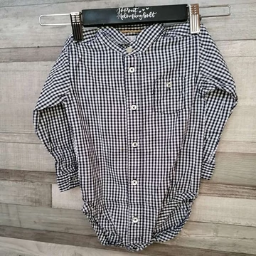 Cool Club Little Dudes elegáns kockás ing body 92