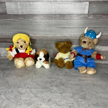 Plüss mackó, kutya csomag