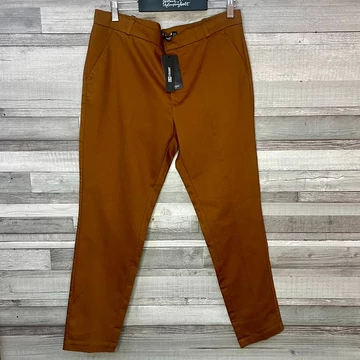 Mango Slim Straight női barna nadrág 42