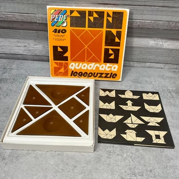 PEBE quadrata legepuzzle retro logikai tangram játék