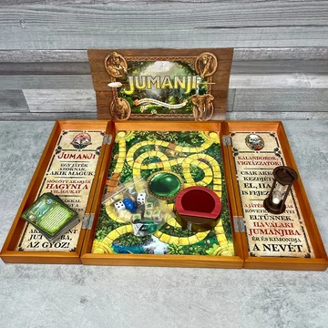 Jumanji: egy játék azoknak, akik maguk mögött akarják hagyni a valóságot, társasjáték