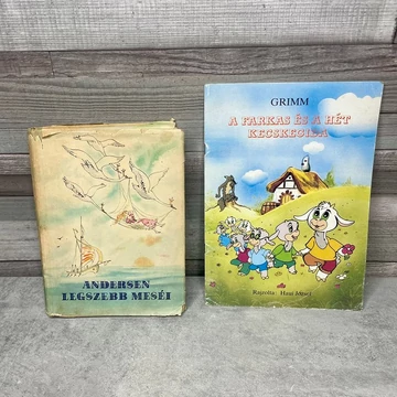 Grimm: A farkas és a hét kecskegida; Andersen legszebb meséi mesekönyv csomag