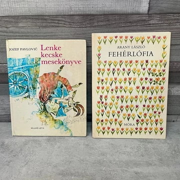 Jozef Pavlovic: Lenke kecske mesekönyve; Arany László: Fehérlófia retro mesekönyv csomag