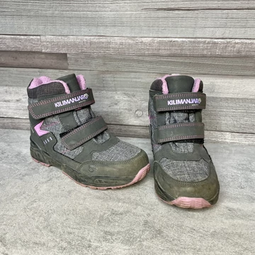 Kilimanjaro Arctic szürke kislány bélelt tépőzáras csizma 31