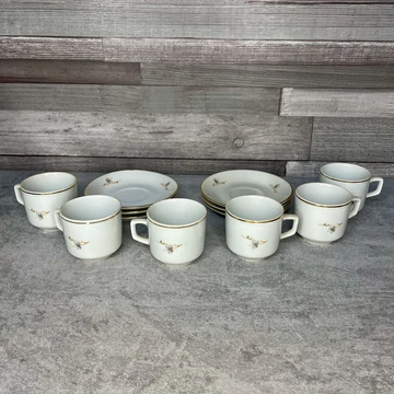 Bulgária porcelán kávés készlet