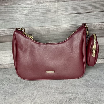 Manoukian bordó női táska