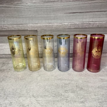 1000 éves Székesfehérvár színátmenetes aranyozott pohár szett