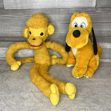 Retro plüss majom, Plútó plüss figura szett