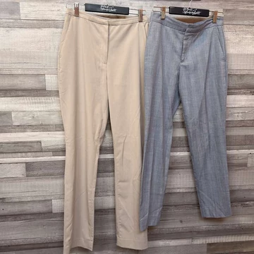 H&amp;M, Zara bézs, kék, szürke nadrág szett 34/36