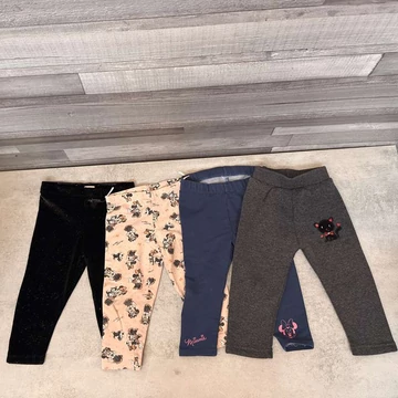 Grace, C&amp;A, Disney Baby színes, mintás kislány nadrág szett 86-92 cm