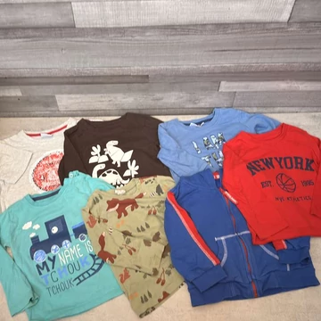 Primark, H&amp;amp;M, Ergee kisfiú &amp;quot;Minden napra egy&amp;quot; ruha szett 80-86