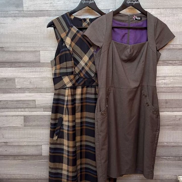 Roman, Sinéquanone kockás és barna ruha szett 40-42