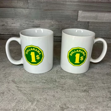 Dollarama 1$ ritka bögre szett