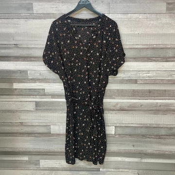 Inextenso fekete aprómintás női ruha 50