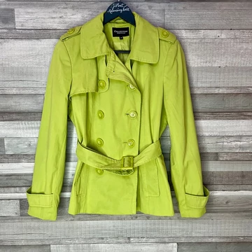 Collection Debenhams zöld rövid ballonkabát UK 14