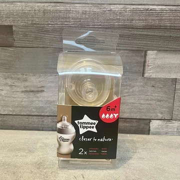 Tommee Tippee 2 db etetőcumi cumisüveghez 6 hónapostól