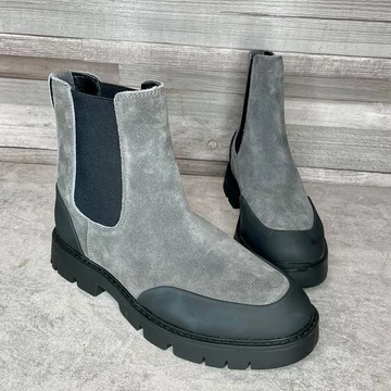 Reserved szürke-fekete bokacsizma 41