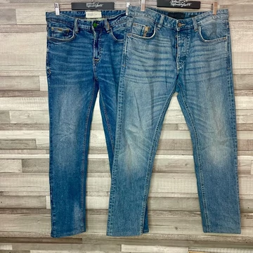 Springfield, Reserved koptatott férfi farmernadrág szett 32