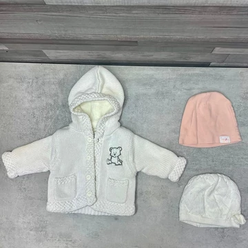 C&amp;A, So cute baby bundás pulóver sapkákkal 56