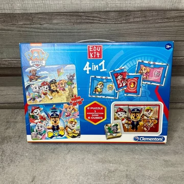 Nickelodeon Paw Patrol Edu Kit 4 in 1 Mancs Őrjáratos kirakós játék szett