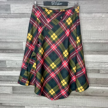 Noor Budapest kockás gombos szoknya M