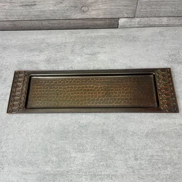 Réz retro vékony tálca
