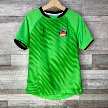 H&amp;amp;M Sport zöld Deutschland gyerek focimez 122/128