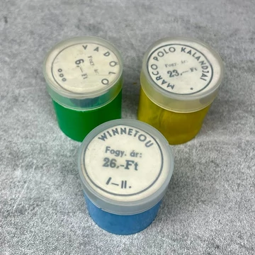 Vadölő; Marco Polo Kalandjai; Winnetou retro diafilm csomag