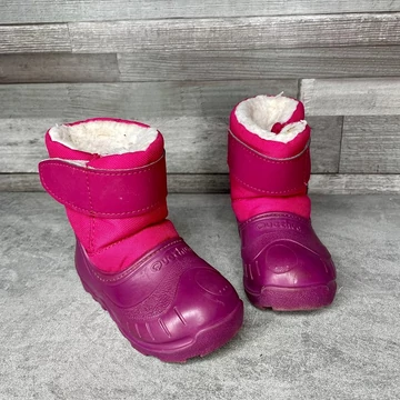 Decathlon Quechua Oxylane pink bélelt kislány téli csizma 21/22