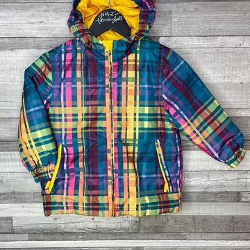 C&amp;amp;A színes kockás gyerek kabát 104