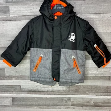 Kiki Koko fekete-narancs gyerek síkabát 92