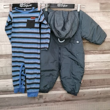 Rebble Pebble, Name it kisfiú szürke-kék rugi és overál szett 74
