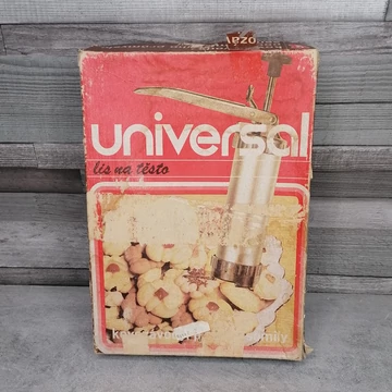 Retró univerzális fém tésztaformázó gép 1986-ból