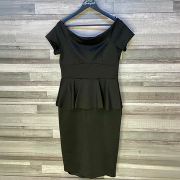 Papaya Weekend fekete alkalmi ruha UK 14