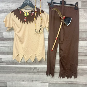 Farsangi indián jelmez szett 7-8 éves gyerekeknek