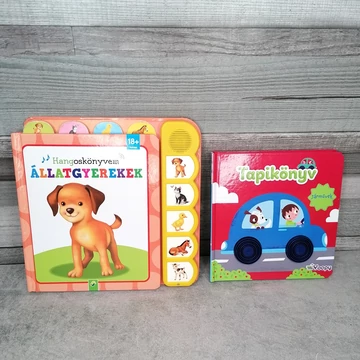 Első hangoskönyvem: Állatgyerekek; Tapikönyv: Járművek könyvcsomag