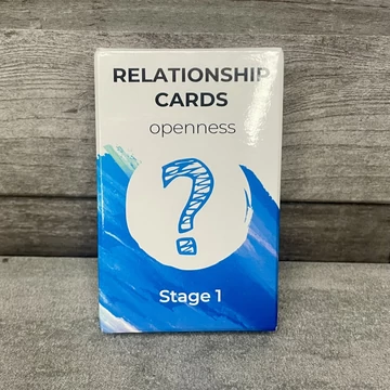 Értsünk szót: Relationship Cards, openness Stage 1; angol nyelvű EQ fejlesztő párkapcsolati kártya
