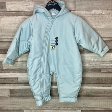 Berti világoskék meleg téli gyerek overál 80-as