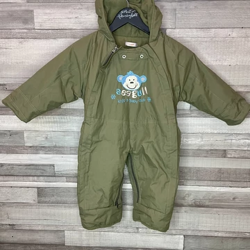 Seagull khakizöld téli vastag overál 3 éves gyerekre