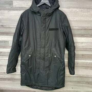 Cheap Monday Stockholm hosszú fekete férfi télikabát S