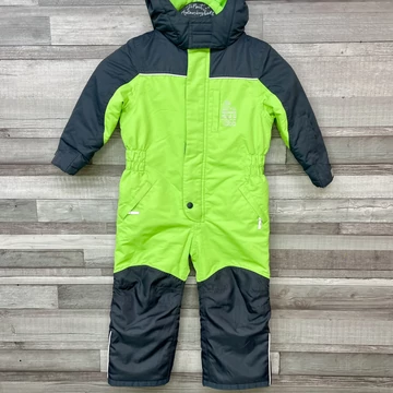 Topolino neonzöld-szürke gyerek sí overál 98